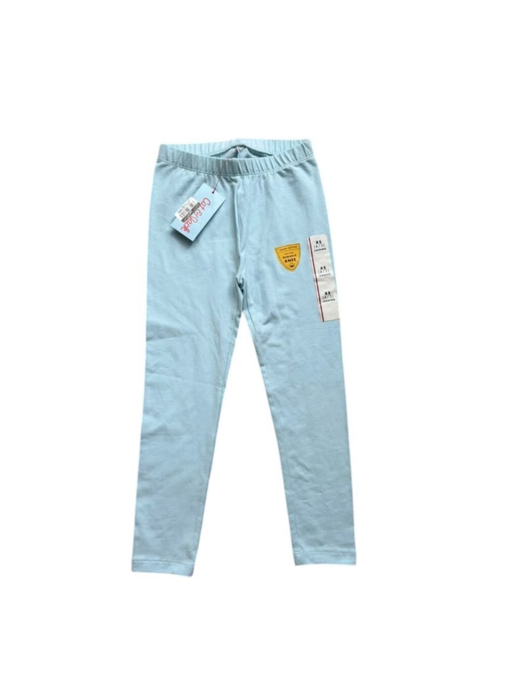 Cat & Jack Girls XS 4/5 Light Blue Leggings NWT.
